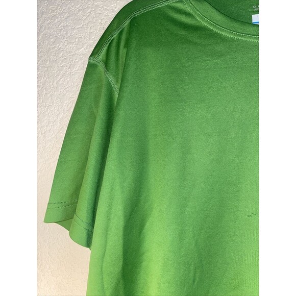 Columbia Athletic Gym Crew Neck Omni-Wick Performance Mens Large Lime Green - Picture 5 of 10